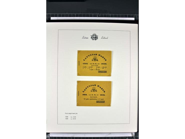 1918/40, enorm umfangreiche und detaillierte Spezialsammlung in neun Bänden, dabei über 200 Marken mit SPECIMEN-Aufdrucken, ü