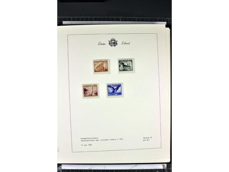 1918/40, enorm umfangreiche und detaillierte Spezialsammlung in neun Bänden, dabei über 200 Marken mit SPECIMEN-Aufdrucken, ü