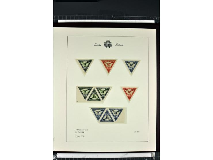 1918/40, enorm umfangreiche und detaillierte Spezialsammlung in neun Bänden, dabei über 200 Marken mit SPECIMEN-Aufdrucken, ü