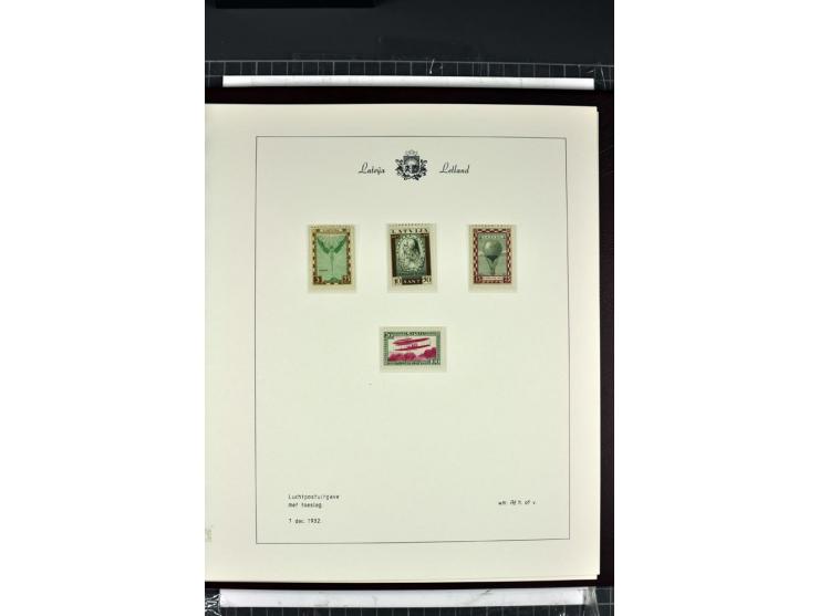 1918/40, enorm umfangreiche und detaillierte Spezialsammlung in neun Bänden, dabei über 200 Marken mit SPECIMEN-Aufdrucken, ü