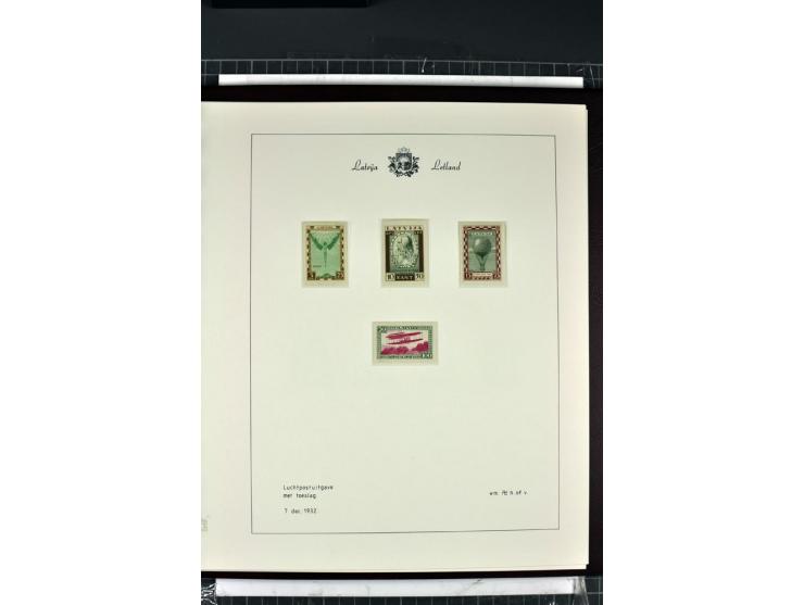 1918/40, enorm umfangreiche und detaillierte Spezialsammlung in neun Bänden, dabei über 200 Marken mit SPECIMEN-Aufdrucken, ü