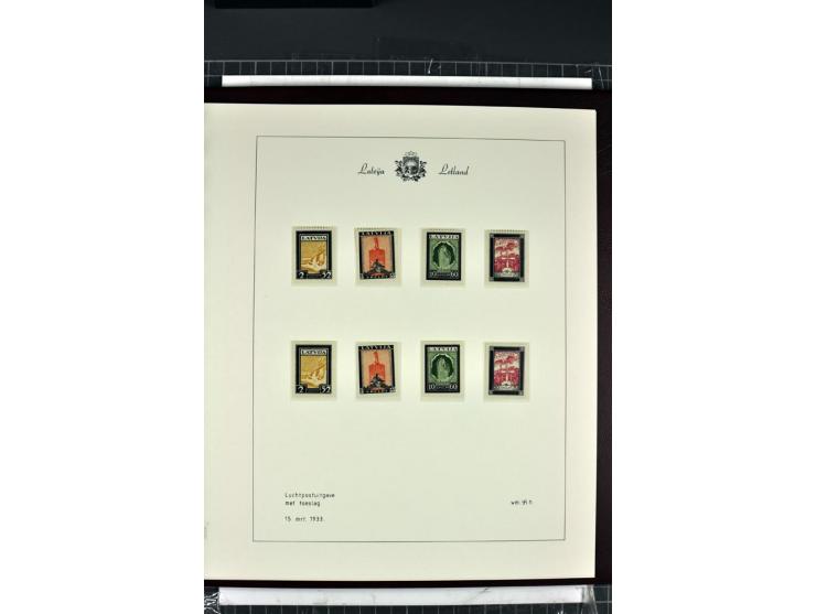 1918/40, enorm umfangreiche und detaillierte Spezialsammlung in neun Bänden, dabei über 200 Marken mit SPECIMEN-Aufdrucken, ü