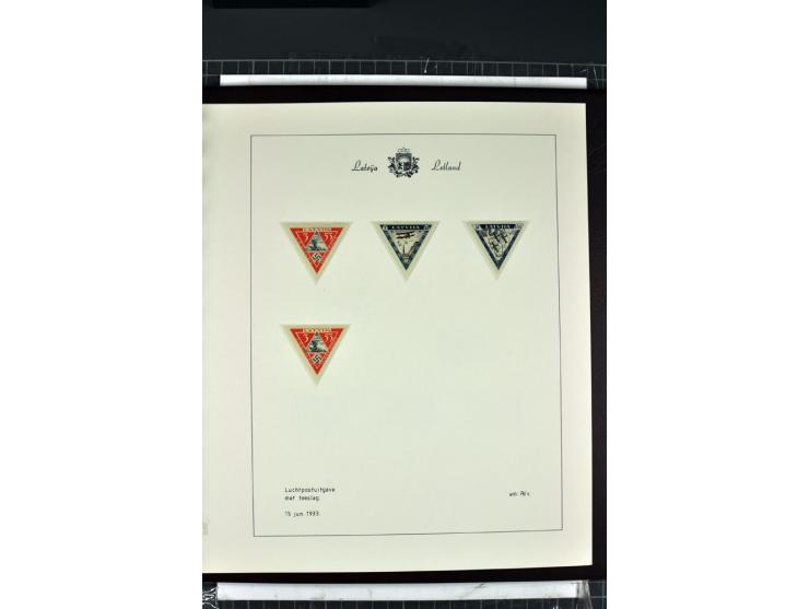 1918/40, enorm umfangreiche und detaillierte Spezialsammlung in neun Bänden, dabei über 200 Marken mit SPECIMEN-Aufdrucken, ü