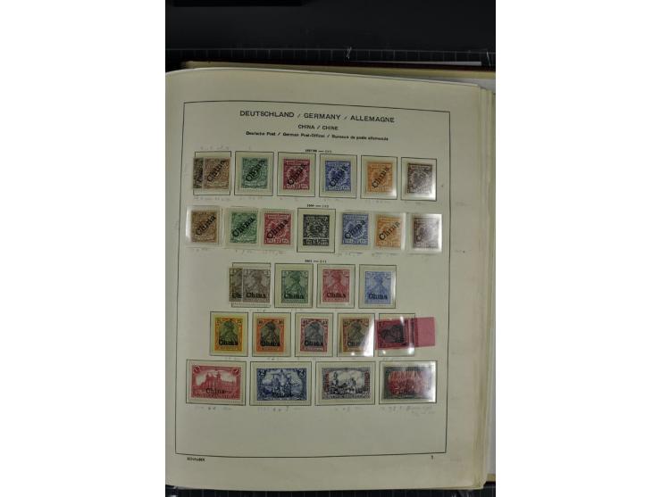 1918/40, enorm umfangreiche und detaillierte Spezialsammlung in neun Bänden, dabei über 200 Marken mit SPECIMEN-Aufdrucken, ü