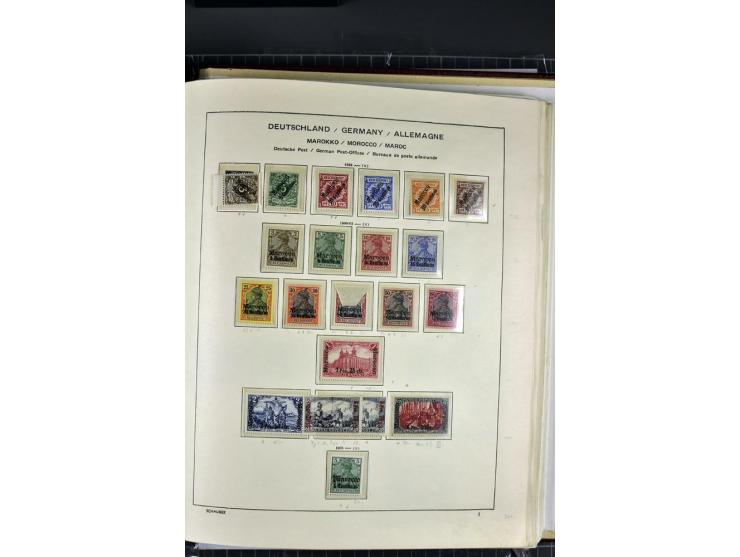 1918/40, enorm umfangreiche und detaillierte Spezialsammlung in neun Bänden, dabei über 200 Marken mit SPECIMEN-Aufdrucken, ü