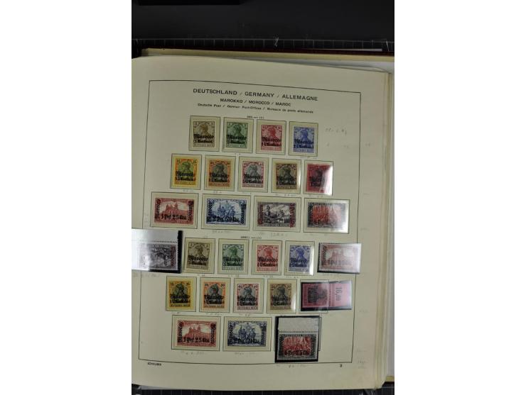 1918/40, enorm umfangreiche und detaillierte Spezialsammlung in neun Bänden, dabei über 200 Marken mit SPECIMEN-Aufdrucken, ü