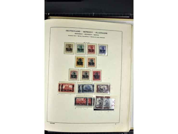 1918/40, enorm umfangreiche und detaillierte Spezialsammlung in neun Bänden, dabei über 200 Marken mit SPECIMEN-Aufdrucken, ü
