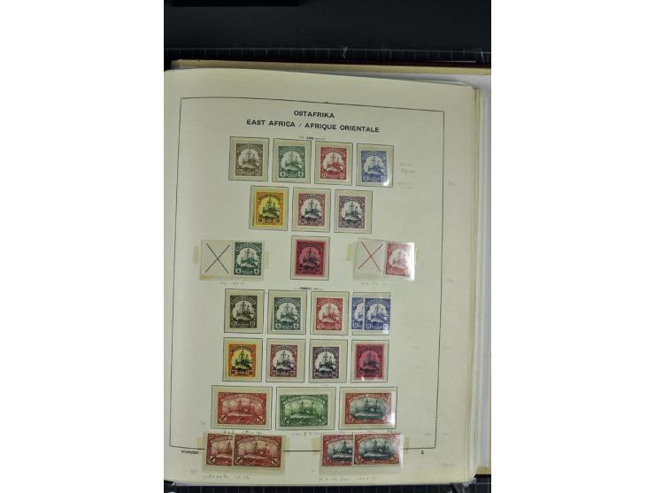 1918/40, enorm umfangreiche und detaillierte Spezialsammlung in neun Bänden, dabei über 200 Marken mit SPECIMEN-Aufdrucken, ü