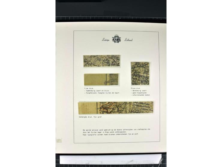 1918/40, enorm umfangreiche und detaillierte Spezialsammlung in neun Bänden, dabei über 200 Marken mit SPECIMEN-Aufdrucken, ü