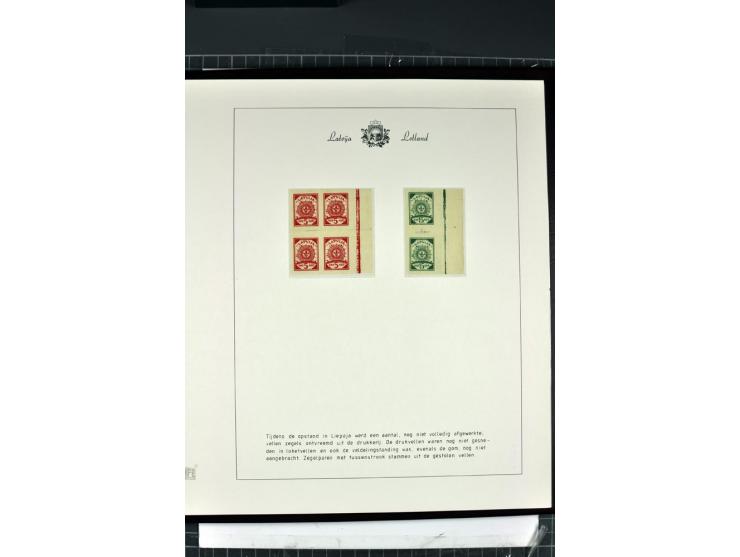 1918/40, enorm umfangreiche und detaillierte Spezialsammlung in neun Bänden, dabei über 200 Marken mit SPECIMEN-Aufdrucken, ü