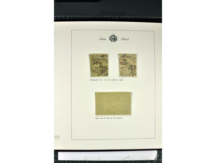 1918/40, enorm umfangreiche und detaillierte Spezialsammlung in neun Bänden, dabei über 200 Marken mit SPECIMEN-Aufdrucken, ü