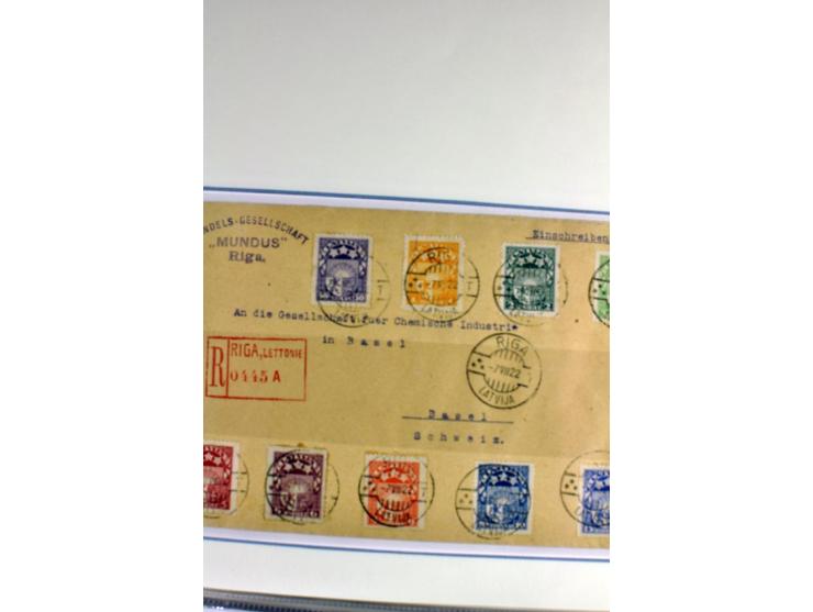 1918/41, postrische, ungebrauchte und gestempelte Sammlung, dabei ungezähnte und teilgezähnte Marken, Zwischenstege, Kehrdruc