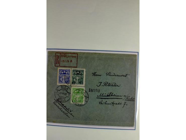 1918/41, postrische, ungebrauchte und gestempelte Sammlung, dabei ungezähnte und teilgezähnte Marken, Zwischenstege, Kehrdruc