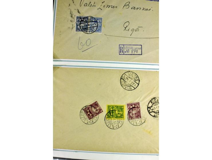 1918/41, postrische, ungebrauchte und gestempelte Sammlung, dabei ungezähnte und teilgezähnte Marken, Zwischenstege, Kehrdruc