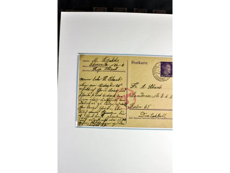 1918/41, postrische, ungebrauchte und gestempelte Sammlung, dabei ungezähnte und teilgezähnte Marken, Zwischenstege, Kehrdruc