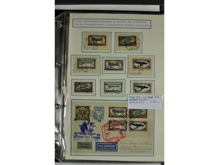 1918/41, postrische, ungebrauchte und gestempelte Sammlung, dabei ungezähnte und teilgezähnte Marken, Zwischenstege, Kehrdruc