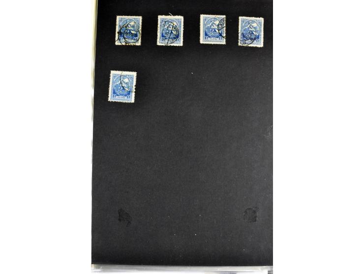 1918/41, postrische, ungebrauchte und gestempelte Sammlung, dabei ungezähnte und teilgezähnte Marken, Zwischenstege, Kehrdruc