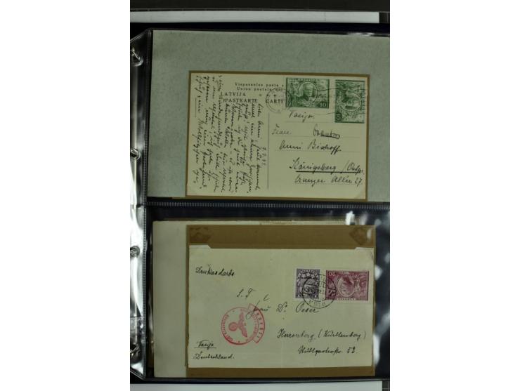 1918/41, postrische, ungebrauchte und gestempelte Sammlung, dabei ungezähnte und teilgezähnte Marken, Zwischenstege, Kehrdruc