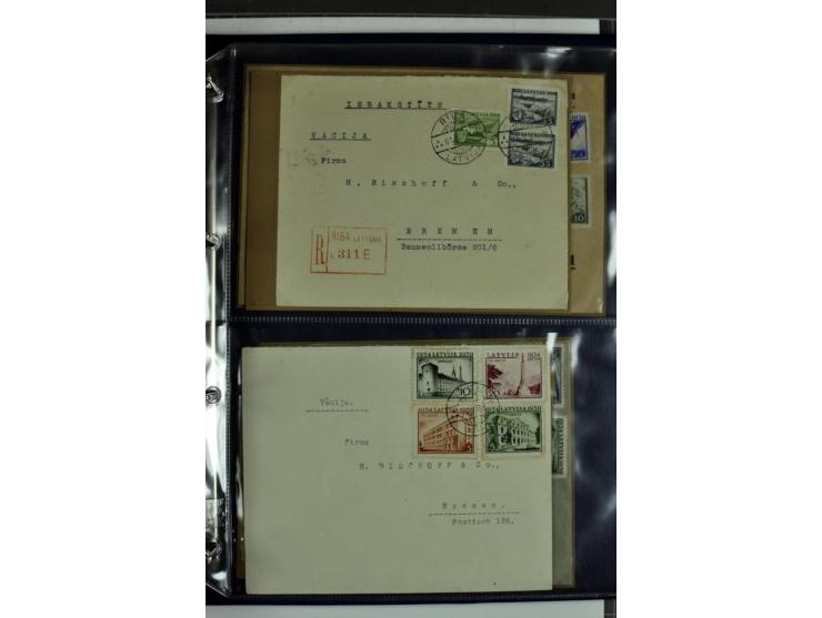 1918/41, postrische, ungebrauchte und gestempelte Sammlung, dabei ungezähnte und teilgezähnte Marken, Zwischenstege, Kehrdruc