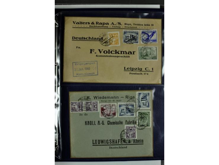 1918/41, postrische, ungebrauchte und gestempelte Sammlung, dabei ungezähnte und teilgezähnte Marken, Zwischenstege, Kehrdruc