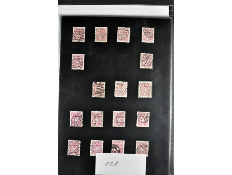 1918/41, postrische, ungebrauchte und gestempelte Sammlung, dabei ungezähnte und teilgezähnte Marken, Zwischenstege, Kehrdruc
