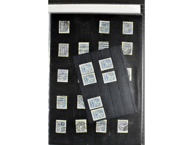 1918/41, postrische, ungebrauchte und gestempelte Sammlung, dabei ungezähnte und teilgezähnte Marken, Zwischenstege, Kehrdruc