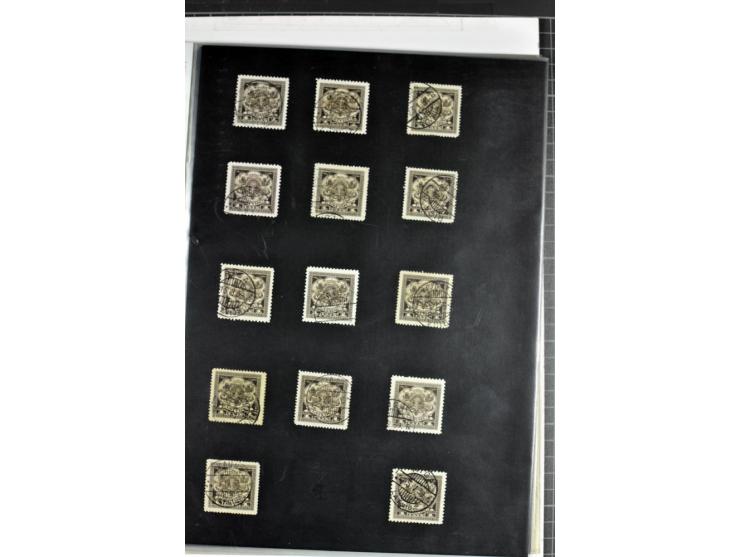 1918/41, postrische, ungebrauchte und gestempelte Sammlung, dabei ungezähnte und teilgezähnte Marken, Zwischenstege, Kehrdruc