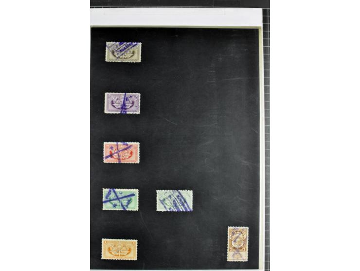 1918/41, postrische, ungebrauchte und gestempelte Sammlung, dabei ungezähnte und teilgezähnte Marken, Zwischenstege, Kehrdruc