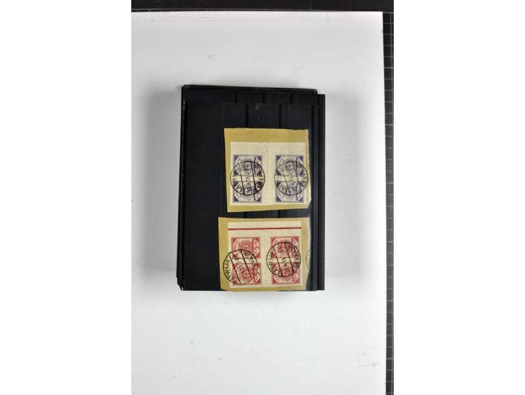 1918/41, postrische, ungebrauchte und gestempelte Sammlung, dabei ungezähnte und teilgezähnte Marken, Zwischenstege, Kehrdruc