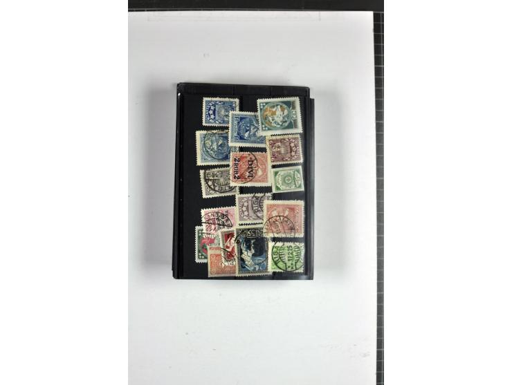 1918/41, postrische, ungebrauchte und gestempelte Sammlung, dabei ungezähnte und teilgezähnte Marken, Zwischenstege, Kehrdruc