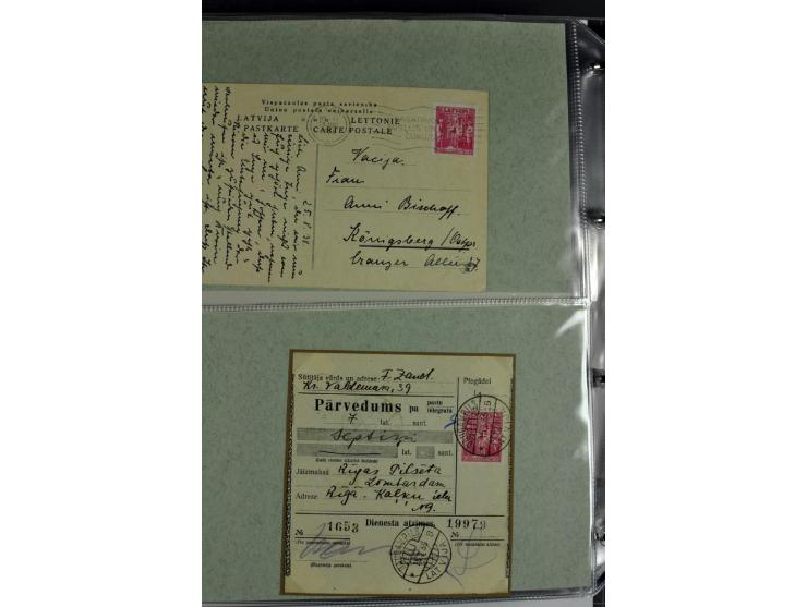 1918/41, postrische, ungebrauchte und gestempelte Sammlung, dabei ungezähnte und teilgezähnte Marken, Zwischenstege, Kehrdruc