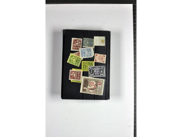 1918/41, postrische, ungebrauchte und gestempelte Sammlung, dabei ungezähnte und teilgezähnte Marken, Zwischenstege, Kehrdruc