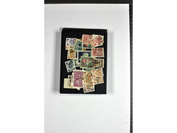 1918/41, postrische, ungebrauchte und gestempelte Sammlung, dabei ungezähnte und teilgezähnte Marken, Zwischenstege, Kehrdruc