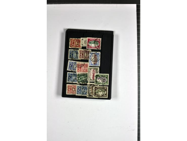 1918/41, postrische, ungebrauchte und gestempelte Sammlung, dabei ungezähnte und teilgezähnte Marken, Zwischenstege, Kehrdruc