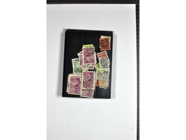1918/41, postrische, ungebrauchte und gestempelte Sammlung, dabei ungezähnte und teilgezähnte Marken, Zwischenstege, Kehrdruc