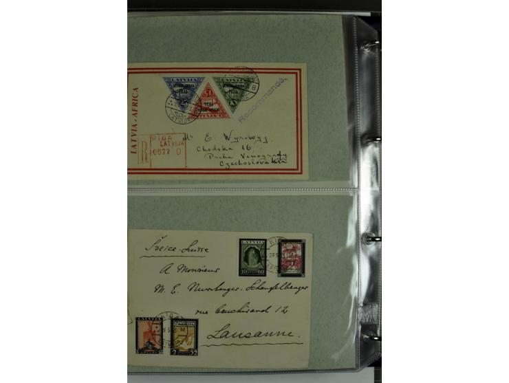 1918/41, postrische, ungebrauchte und gestempelte Sammlung, dabei ungezähnte und teilgezähnte Marken, Zwischenstege, Kehrdruc