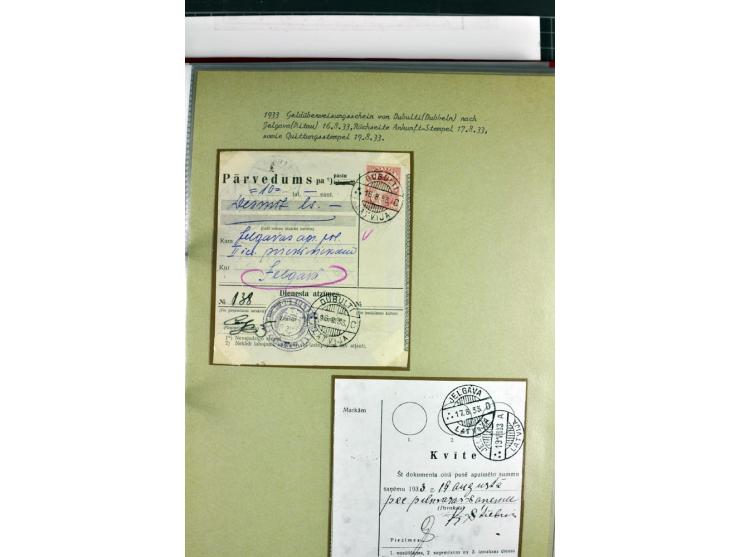 1918/41, postrische, ungebrauchte und gestempelte Sammlung, dabei ungezähnte und teilgezähnte Marken, Zwischenstege, Kehrdruc