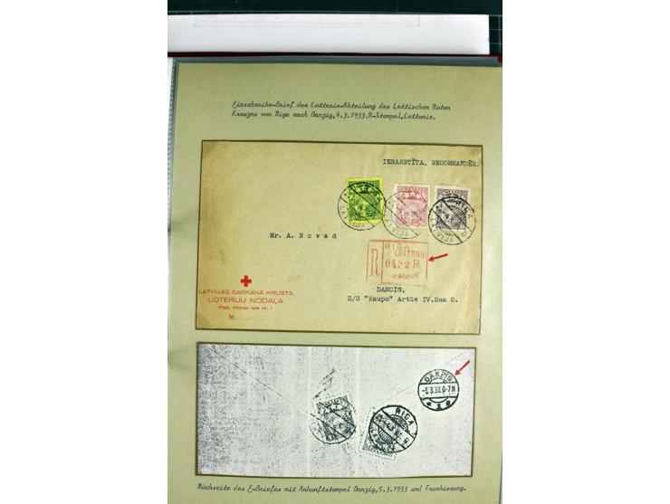 1918/41, postrische, ungebrauchte und gestempelte Sammlung, dabei ungezähnte und teilgezähnte Marken, Zwischenstege, Kehrdruc