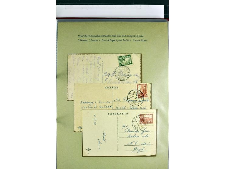 1918/41, postrische, ungebrauchte und gestempelte Sammlung, dabei ungezähnte und teilgezähnte Marken, Zwischenstege, Kehrdruc