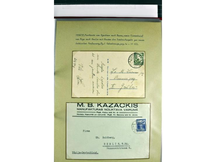 1918/41, postrische, ungebrauchte und gestempelte Sammlung, dabei ungezähnte und teilgezähnte Marken, Zwischenstege, Kehrdruc