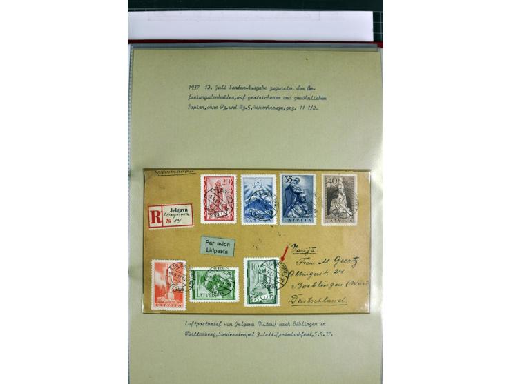 1918/41, postrische, ungebrauchte und gestempelte Sammlung, dabei ungezähnte und teilgezähnte Marken, Zwischenstege, Kehrdruc