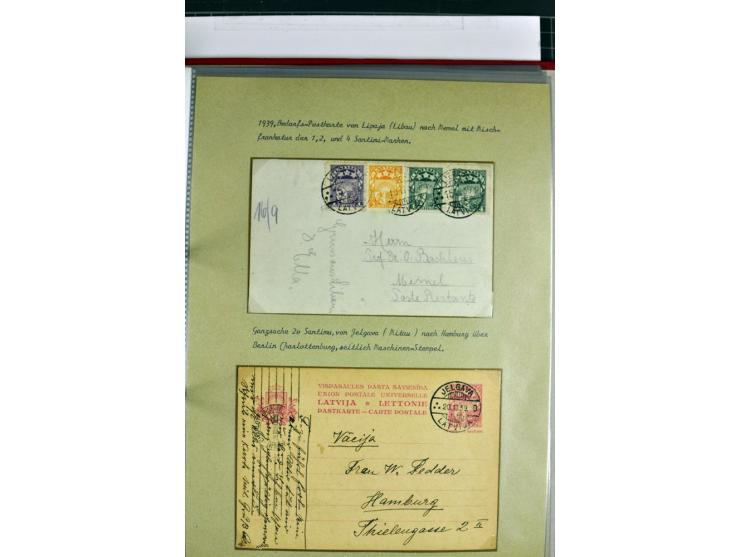 1918/41, postrische, ungebrauchte und gestempelte Sammlung, dabei ungezähnte und teilgezähnte Marken, Zwischenstege, Kehrdruc