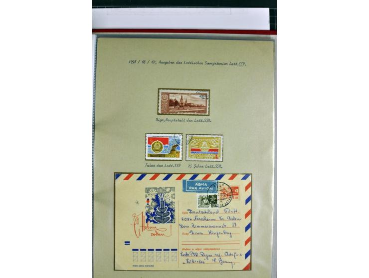 1918/41, postrische, ungebrauchte und gestempelte Sammlung, dabei ungezähnte und teilgezähnte Marken, Zwischenstege, Kehrdruc
