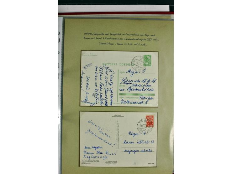 1918/41, postrische, ungebrauchte und gestempelte Sammlung, dabei ungezähnte und teilgezähnte Marken, Zwischenstege, Kehrdruc