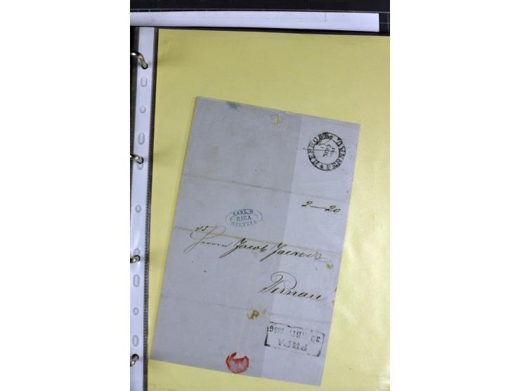 1617/1917, Die Postgeschichte Rigas, Sammlung von über 250 Briefen, Karten und Ganzsachen, dabei 3 Briefe aus dem 17. Jahrhun