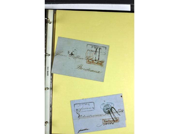 1617/1917, Die Postgeschichte Rigas, Sammlung von über 250 Briefen, Karten und Ganzsachen, dabei 3 Briefe aus dem 17. Jahrhun