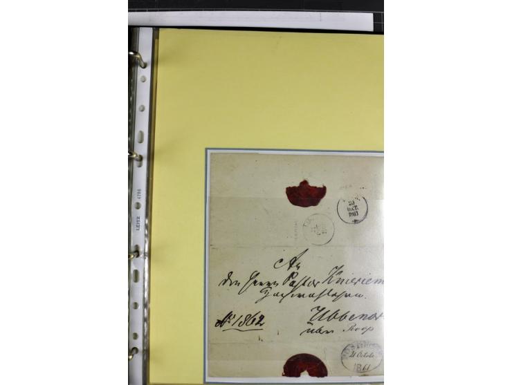 1617/1917, Die Postgeschichte Rigas, Sammlung von über 250 Briefen, Karten und Ganzsachen, dabei 3 Briefe aus dem 17. Jahrhun