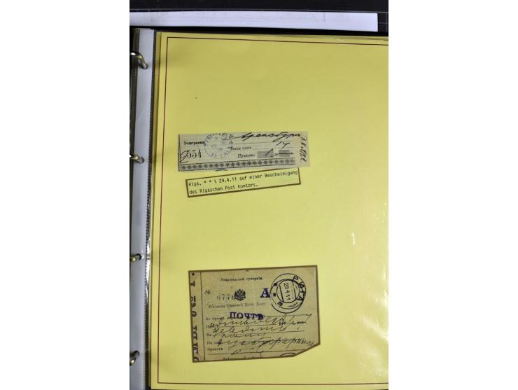 1617/1917, Die Postgeschichte Rigas, Sammlung von über 250 Briefen, Karten und Ganzsachen, dabei 3 Briefe aus dem 17. Jahrhun