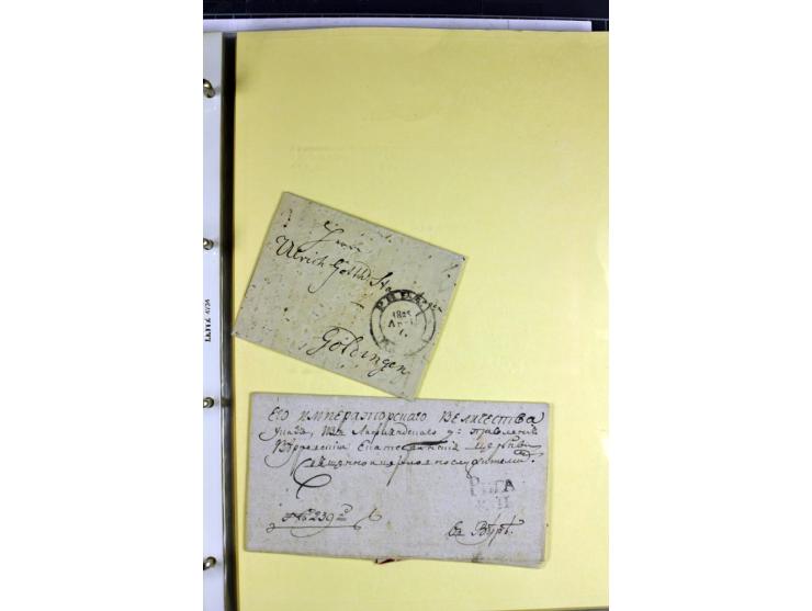 1617/1917, Die Postgeschichte Rigas, Sammlung von über 250 Briefen, Karten und Ganzsachen, dabei 3 Briefe aus dem 17. Jahrhun