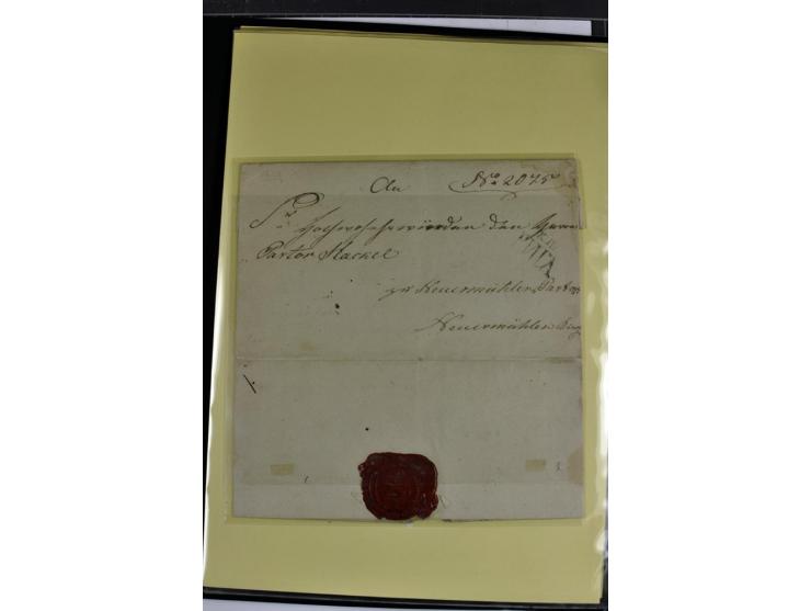 1617/1917, Die Postgeschichte Rigas, Sammlung von über 250 Briefen, Karten und Ganzsachen, dabei 3 Briefe aus dem 17. Jahrhun